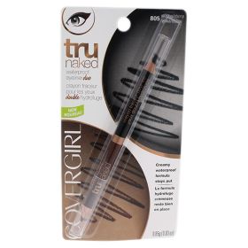 TruNaked Waterproof Eyeliner Duo - # 805 Mocha/Ebony by CoverGirl for Women - 0.03 oz Eyeliner