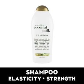 OGX Nourishing + Coconut Milk Moisturizing Daily Shampoo with Egg White Protein, 25.4 fl oz