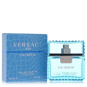 Versace Man by Versace Eau Fraiche Eau De Toilette Spray (Blue) 1.7 oz