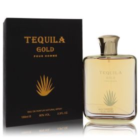 Tequila Pour Homme Gold by Tequila Perfumes Eau De Parfum Spray 3.3 oz