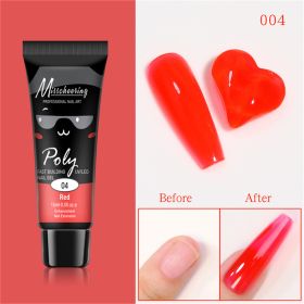 15ml a Piece Nail Crystal Fluorescent Extension Adhesive Without Paper Holder Painless Nail Extension Tool Phototherapy Nail Fluorescence Color Gel (Color: 04)