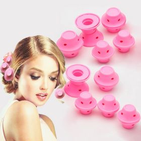 10-90pcs New Silicone Magic Hair Curler Styling Roller Mushroom Sleeping Curler (QTY: 10pcs)