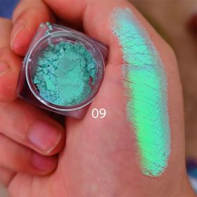 MultiChrome Shifting Pigments Chameleon Eyeshadow Duochrome Chameleon Eyeshadow Infinite Chrome Shining Eyeshadow Net 0.2g (Color: 09)