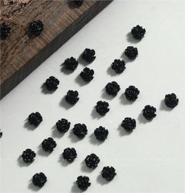 Black Camellia Jewelry Iris Pearl Shape Diamond Manicure Jewelry (Series: 4)