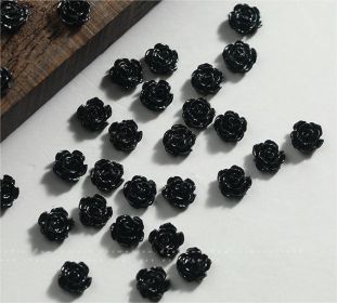 Black Camellia Jewelry Iris Pearl Shape Diamond Manicure Jewelry (Series: 3)