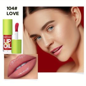 Color-changing Lipstick Jelly Lipstick Temperature-changing Lipstick Moisturizing Moisturizing Glossy Lipstick Lip Glaze Lip Primer (Color: #104)