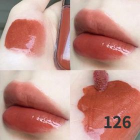 KIKO Make up Lip Oil Lip Glaze Non-Fading Lipsticks Makeup Gloss Milk Tea Mirror Transparent Lip Color Double Headed Lip Gloss (Color: 126)