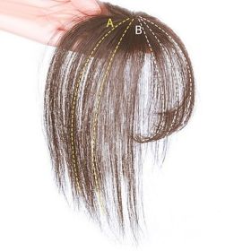 Fashion 3D Air Fringe Ultra-thin Seamless Fake Bang Wig Hair Extension Hairpiece (Color: 03)