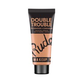 RUDE Double Trouble Foundation + Concealer (Color: Caramel 13)