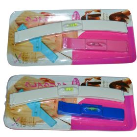 Bang Trimmer Ruler Haircut Splint (Color: Blue)